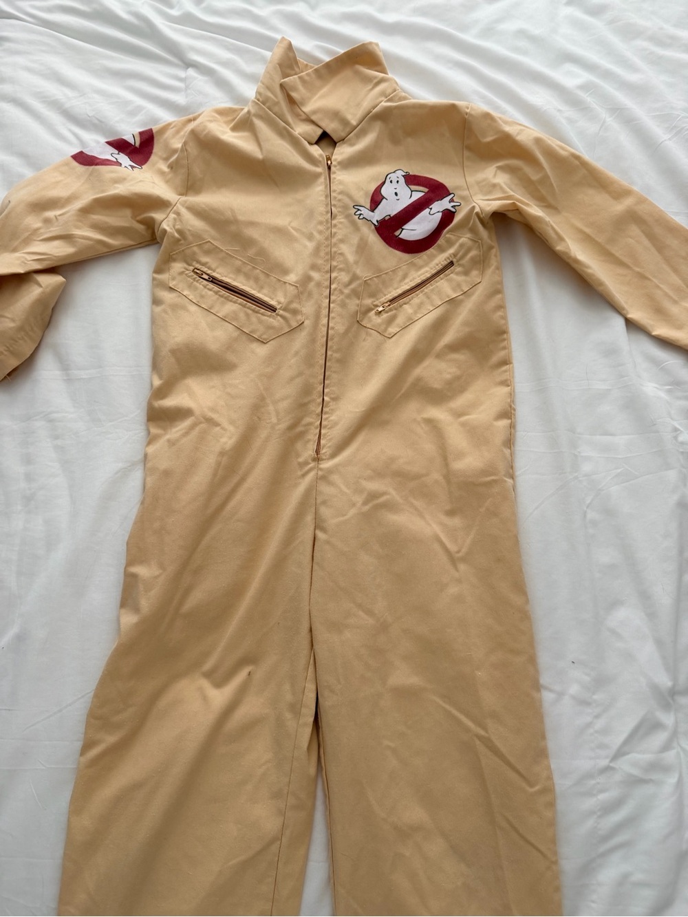 Ghostbusters Beige Jumpsuit with Logo